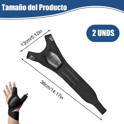 Guantes LED Manos Libres